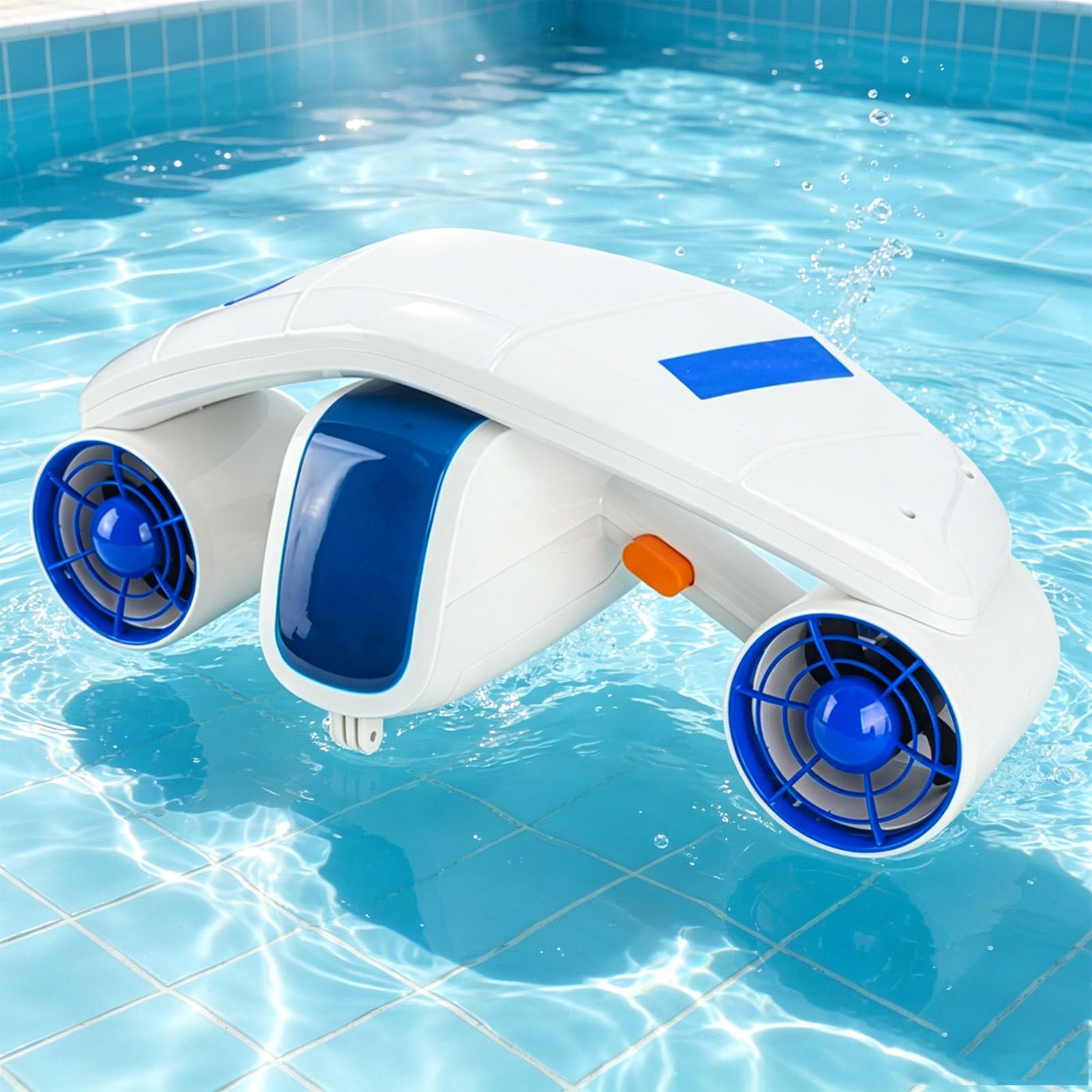 Scooter Submarino, con Pantalla De 2,8 Pulgadas, Soporte para Cámara De Acción, Resistente Al Agua hasta 20M, Autonomía De 60 Minutos para Aventuras De Buceo con Esnórquel
