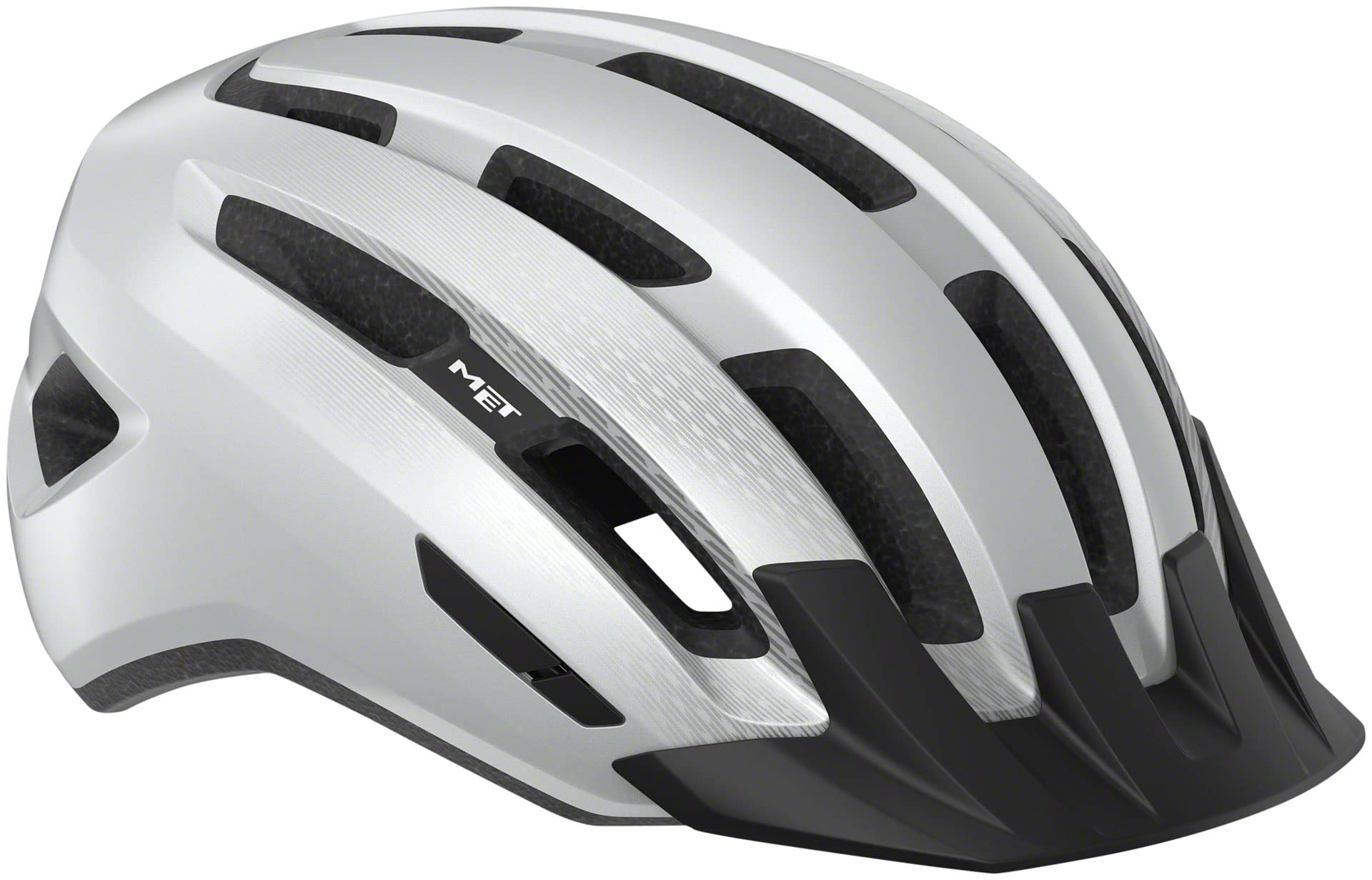 MET Downtown MIPS Helmet, White Glossy, Medium/Large