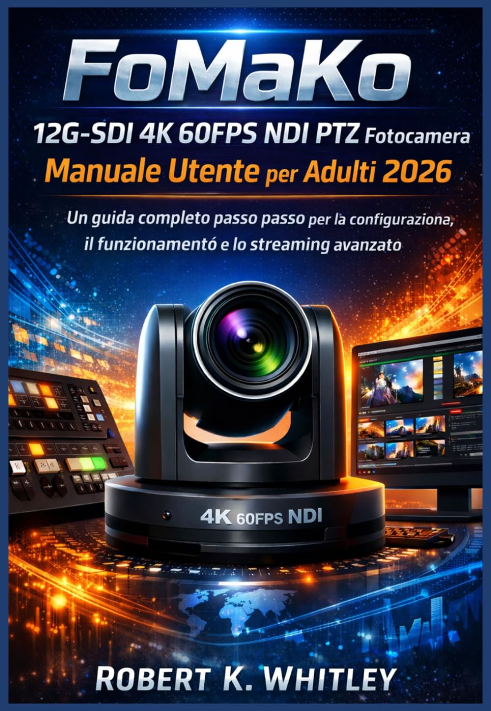 FoMaKo 12G-SDI 4K 60FPS NDI PTZ Fotocamera Manuale Utente per Adulti 2026: Un guida completo passo passo per la configurazione, il funzionamento e lo ... avanzato (La serie "Everyday User Mastery")