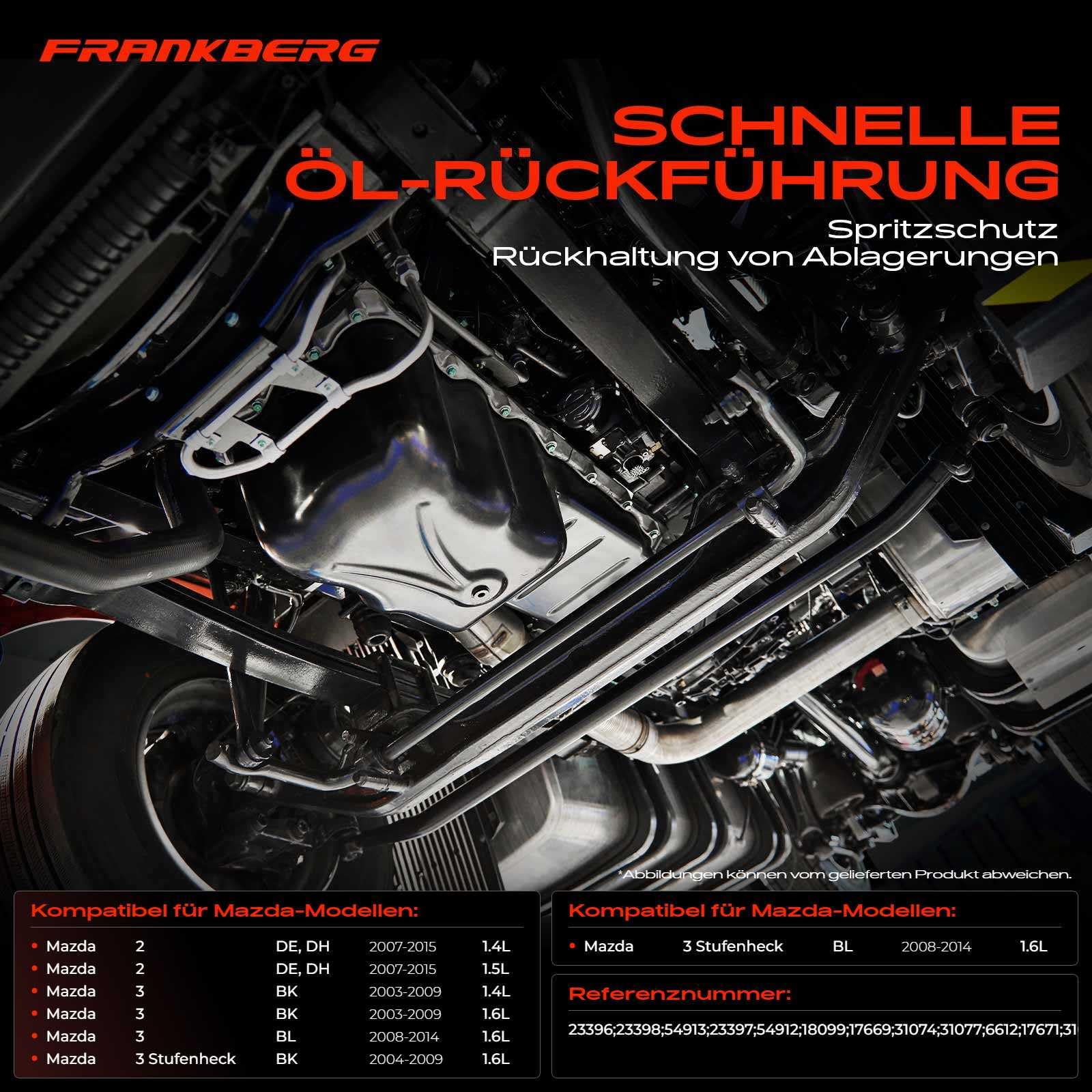 Frankberg Ölwanne für 2 3 3 Stufenheck DE BK BL 2003-2015 1070500