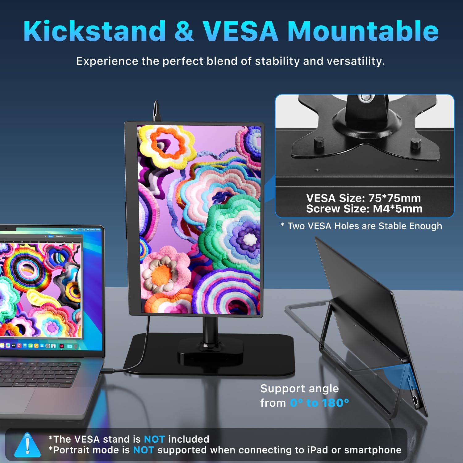Amazon.com: Upperizon Portable Monitor 14 inch 4K 3840X2400 100000
