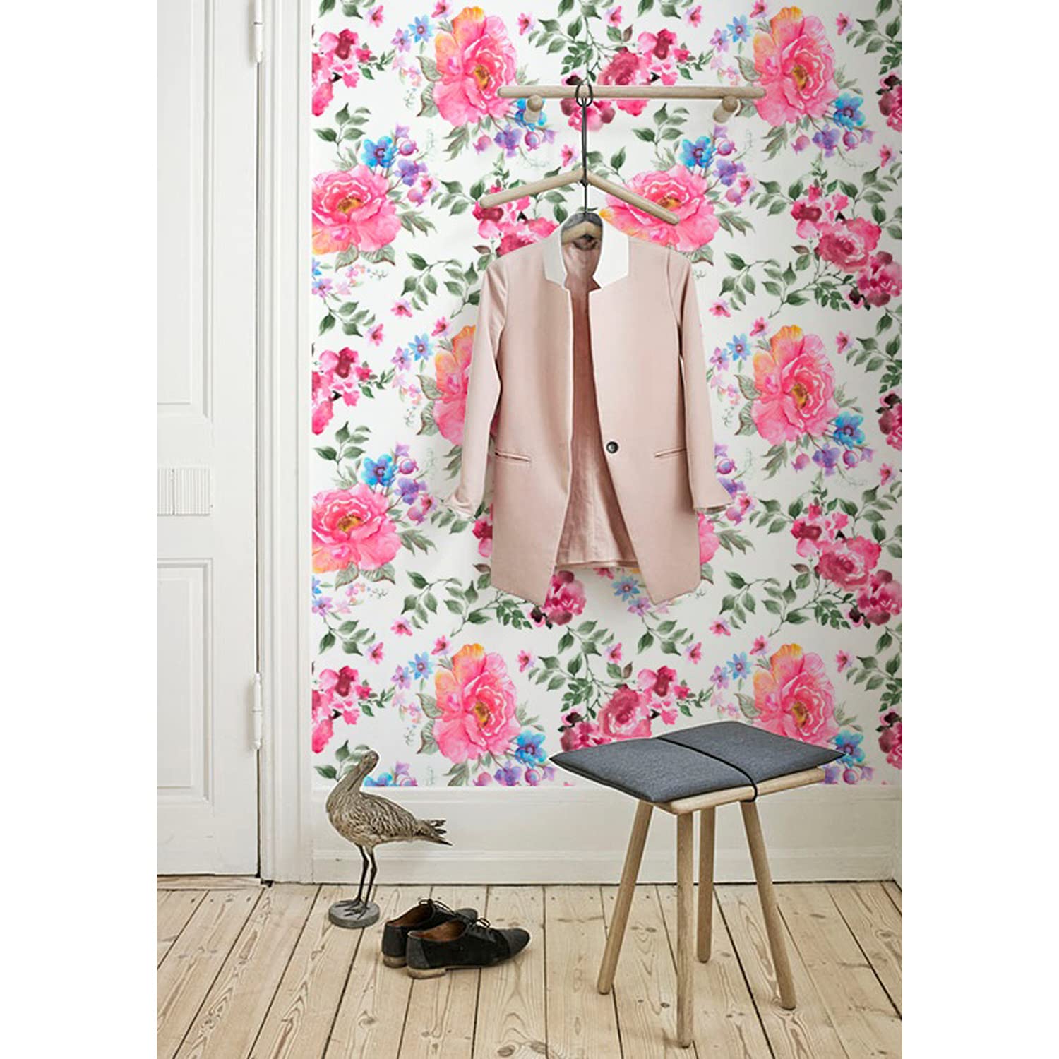 Stickers muraux fleurs de roses pour sublimer la décoration de votre chambre