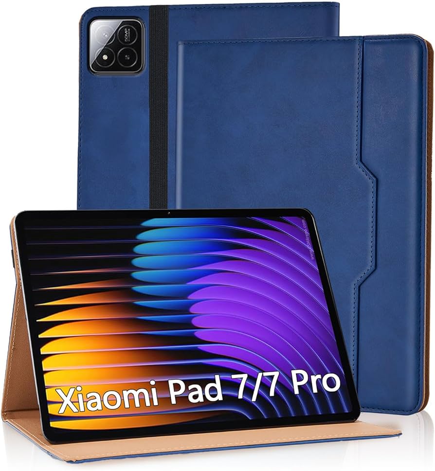 い【美品】Xiaomi Pad 7 本体 ケース付き Xiaomi Pad 7/Pad 7 Pro 11.2インチ ケース 手帳型 カバー シャオミ