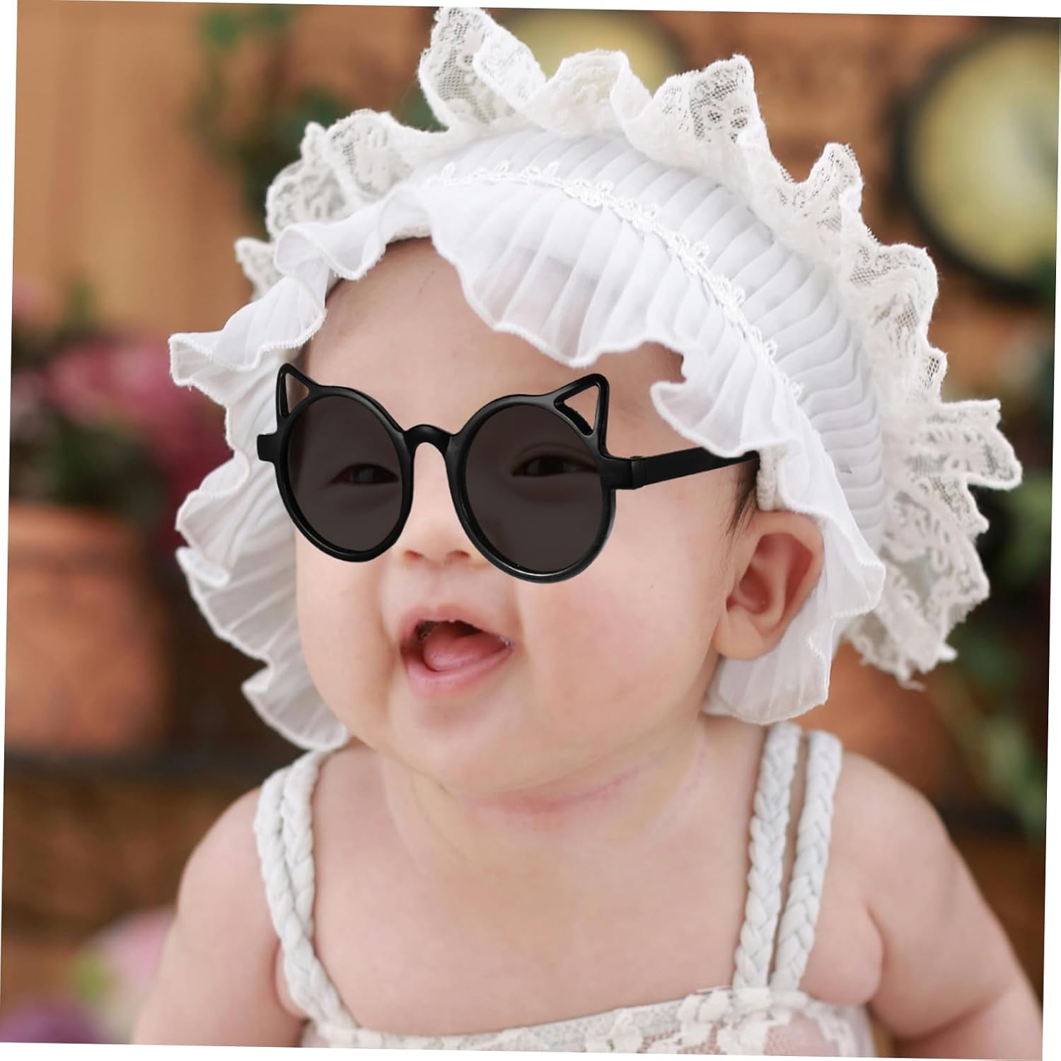 Fashion Cat Ear Sunglasses Uv Protection Boys and Girls Summer Sunglasses Stylish Girls Boys