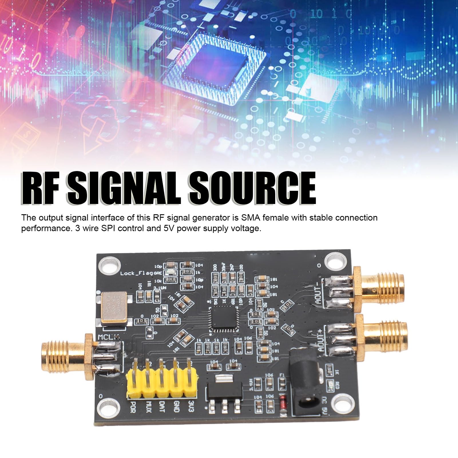 RF Generator, RF Source Generator Module ADF4350 Chip for Control