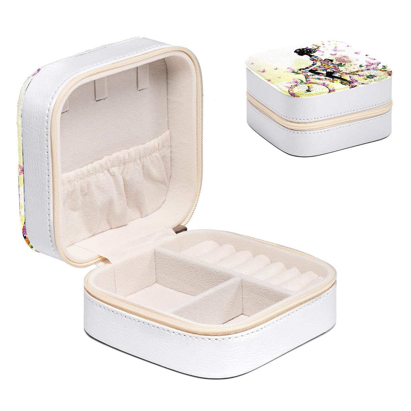 Organisateur de bijoux pour bagues et colliers fini les noeuds boîte papillon 10cm