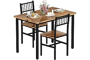 AWQM 3 Piece Kitchen Dining Table Set
