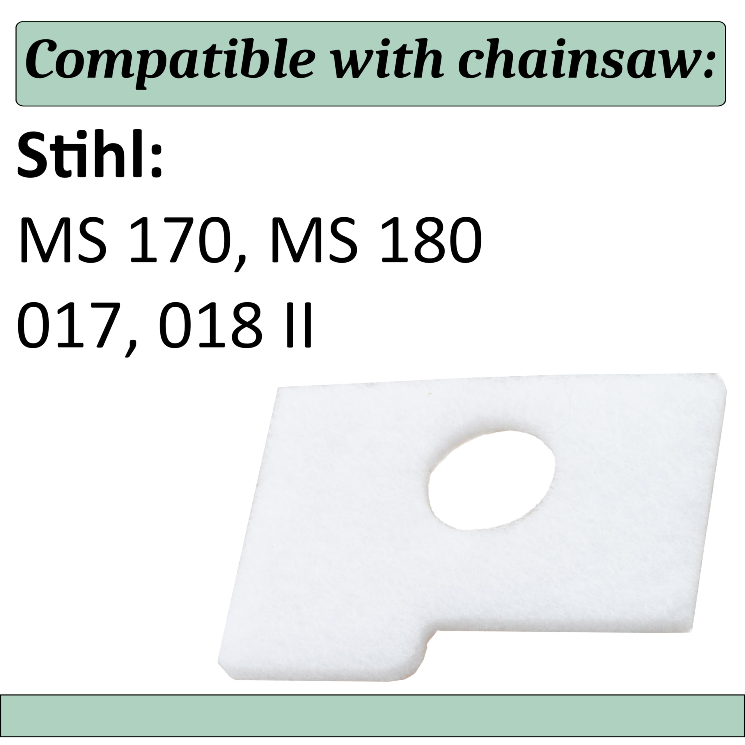 Kit De Filtre à Air Pour Tronçonneuse à Essence STIHL MS180 MS170 018 017 MS 180 170