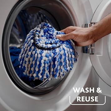 O-Cedar EasyWring RinseClean Refill 4-Pack, Blue, 4 Count
