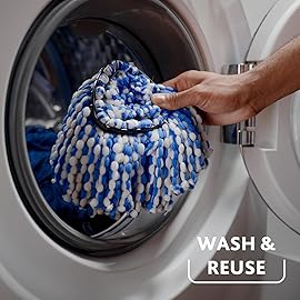 O-Cedar RinseClean Spin Mop Microfiber Refill, 1 CT (Pack of 6)