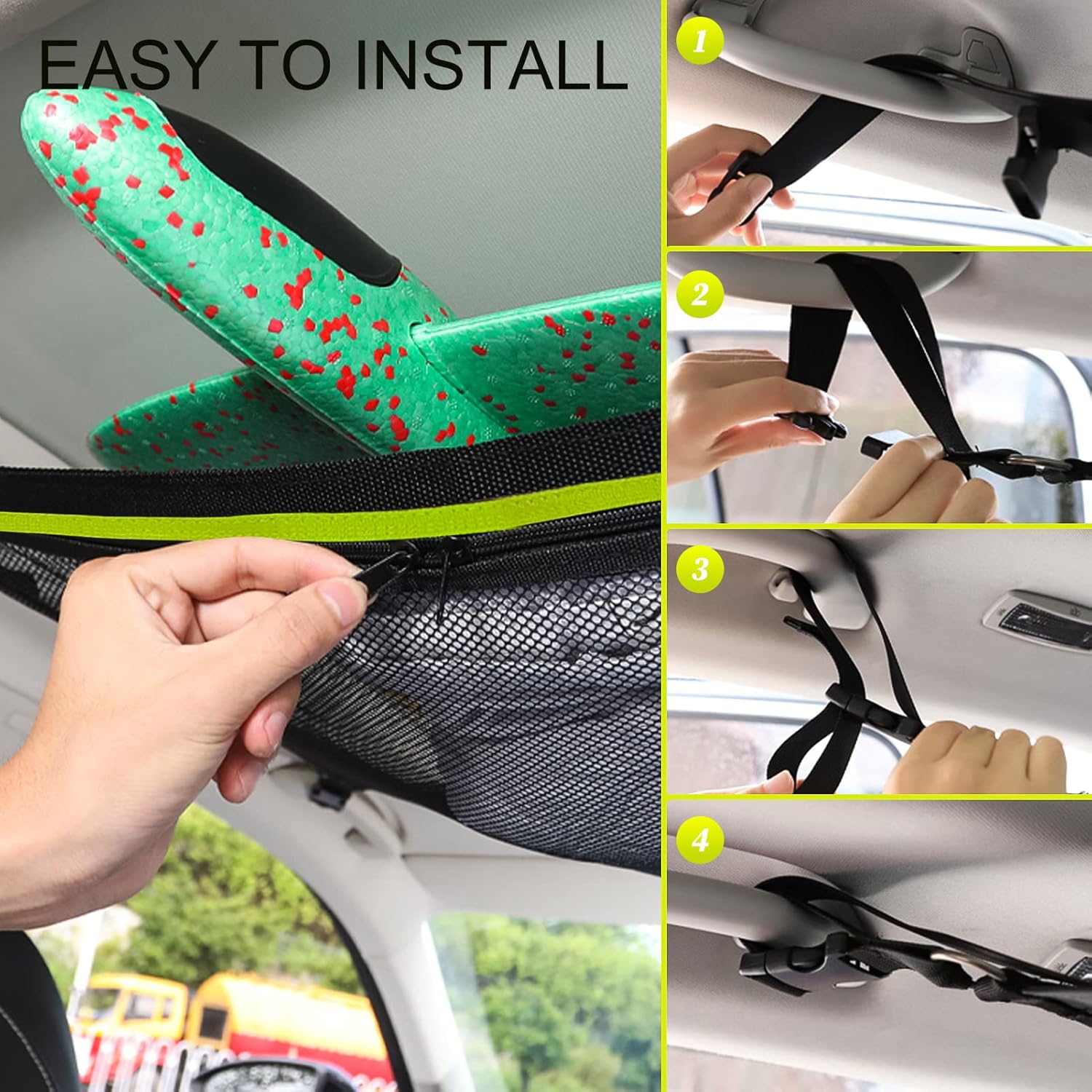 Buy Car Ceiling Storage Net Car Net 35.5x25.5 Car Interior Ceiling