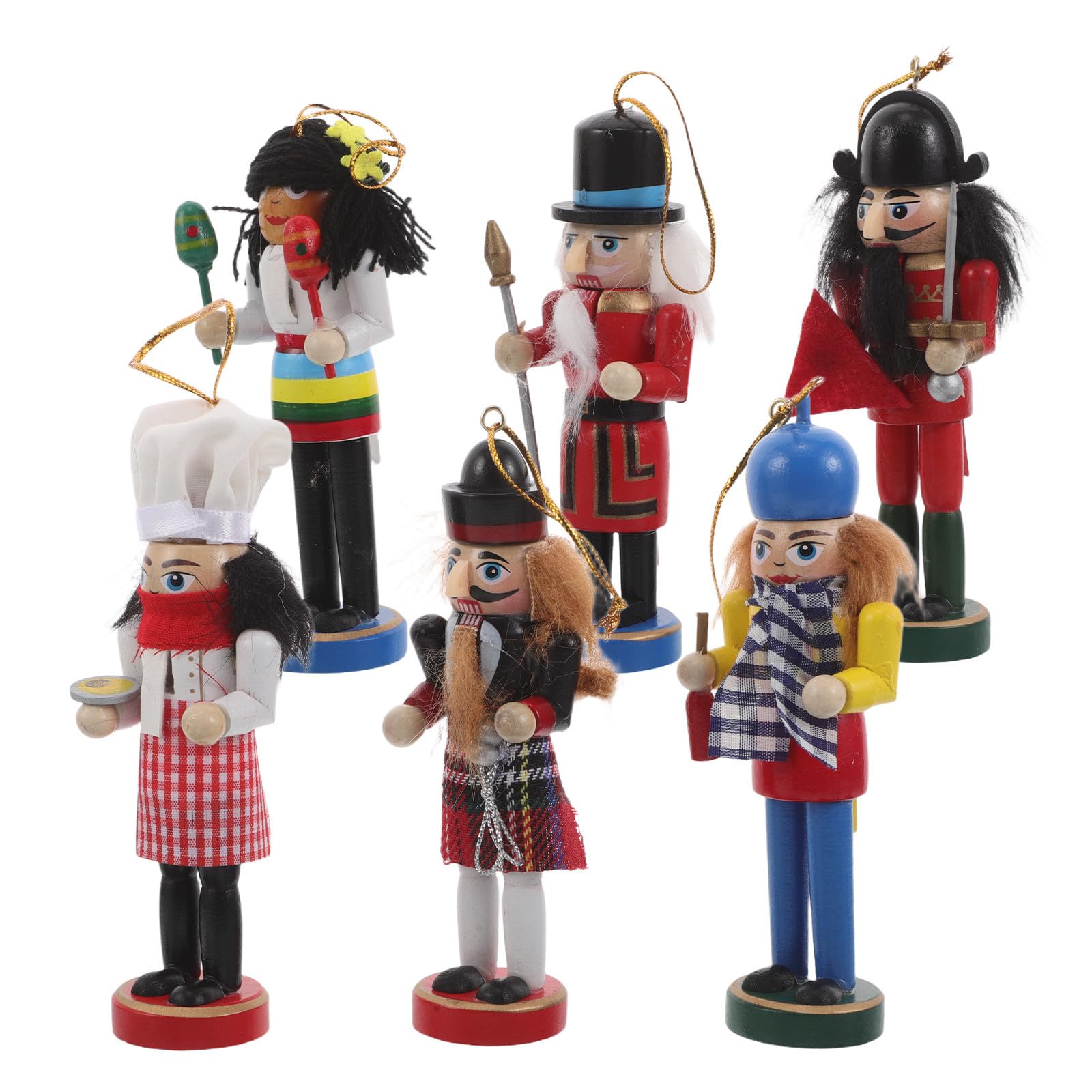 Figurines Casse-Noisette en bois incassables pour sécuriser la décoration du sapin