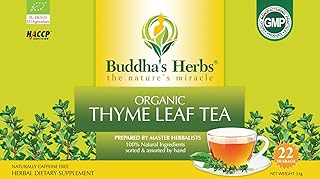Sponsored Ad - Buddha's Herbs Organic Thyme Leaf Tea, Infused with Thyme Herb for Digestive Health, No Caffeine Dietary Su...