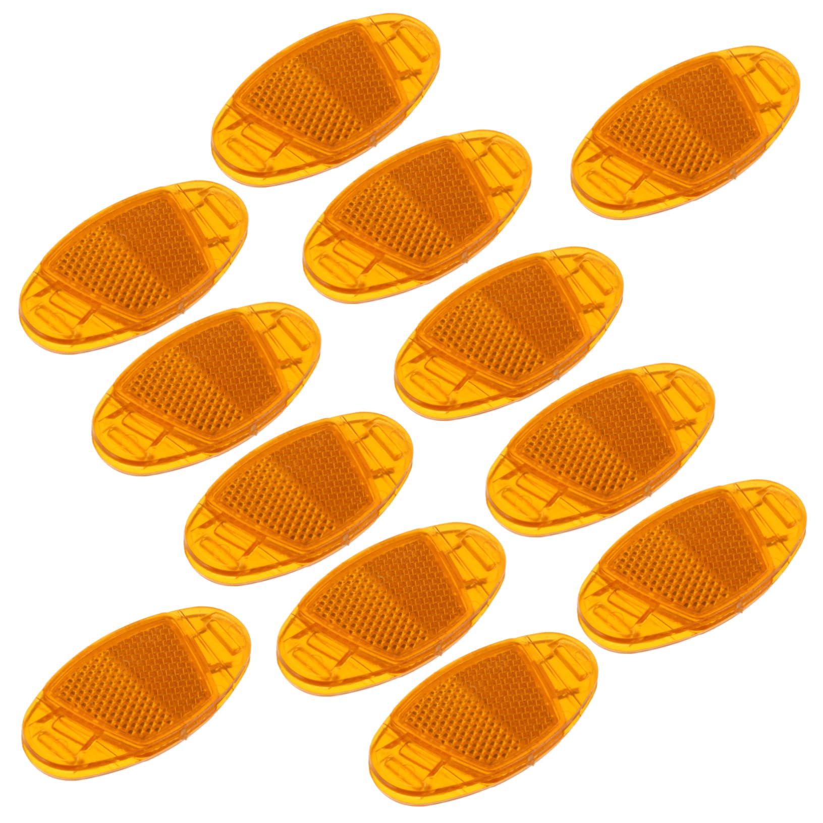 ibasenice 12Pcs Wheel Reflectors for Road and Mountain Bikes Decorative Safety Warning Device for Enhanced Visibility and Unique Style Durable and Dustproof Bike Accessories