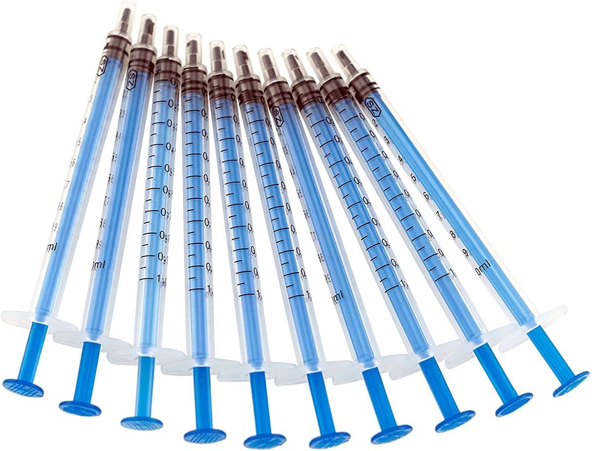 YouHuGu Pack of 10 x 1 ml disposable Industrial Syringes