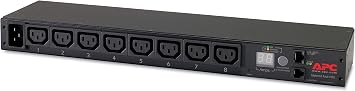 APC by Schneider Electric Rack PDU, Metered, 1U, 16A, 208/230V, 8 C13