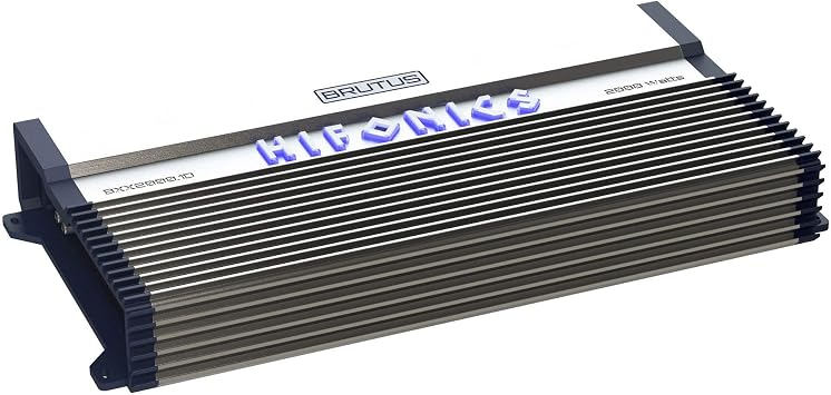 Hifonics bxx2000.1d Brutus Class D 2000 W RMS 1 Ohm Mono Car Subwoofer Amplifier