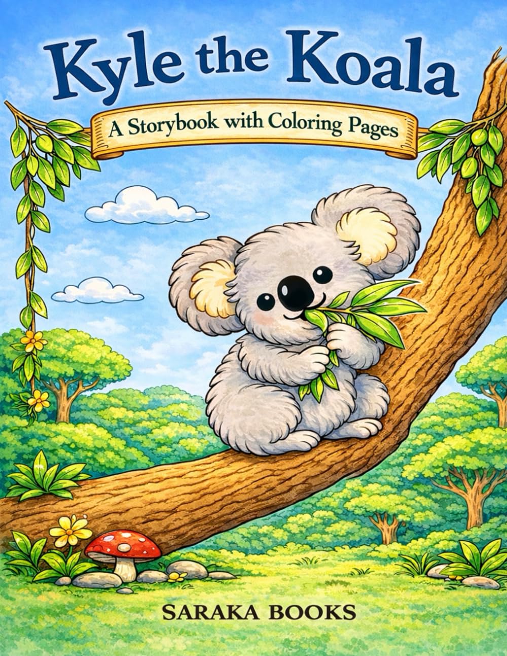 Kyle the Koala: A Storybook with Coloring Pages (Animal Friends Series)