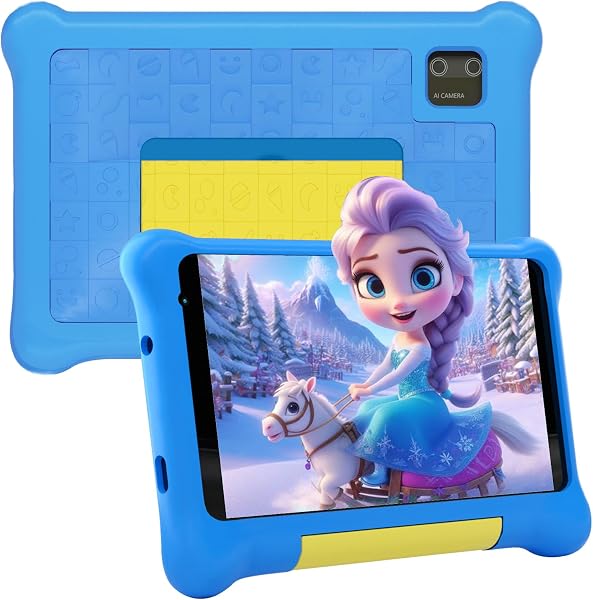 7 Inch Android 13 Kids Tablet with Shockproof Case
