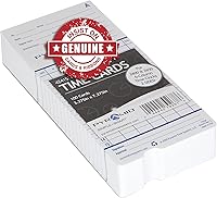 Vista 4 de Pyramid Time Systems - Tarjetas de tiempo auténticas (42415) para modelos piramidales 2500, 2500K1, 2600 y 2650 relojes de tiempo de alineación