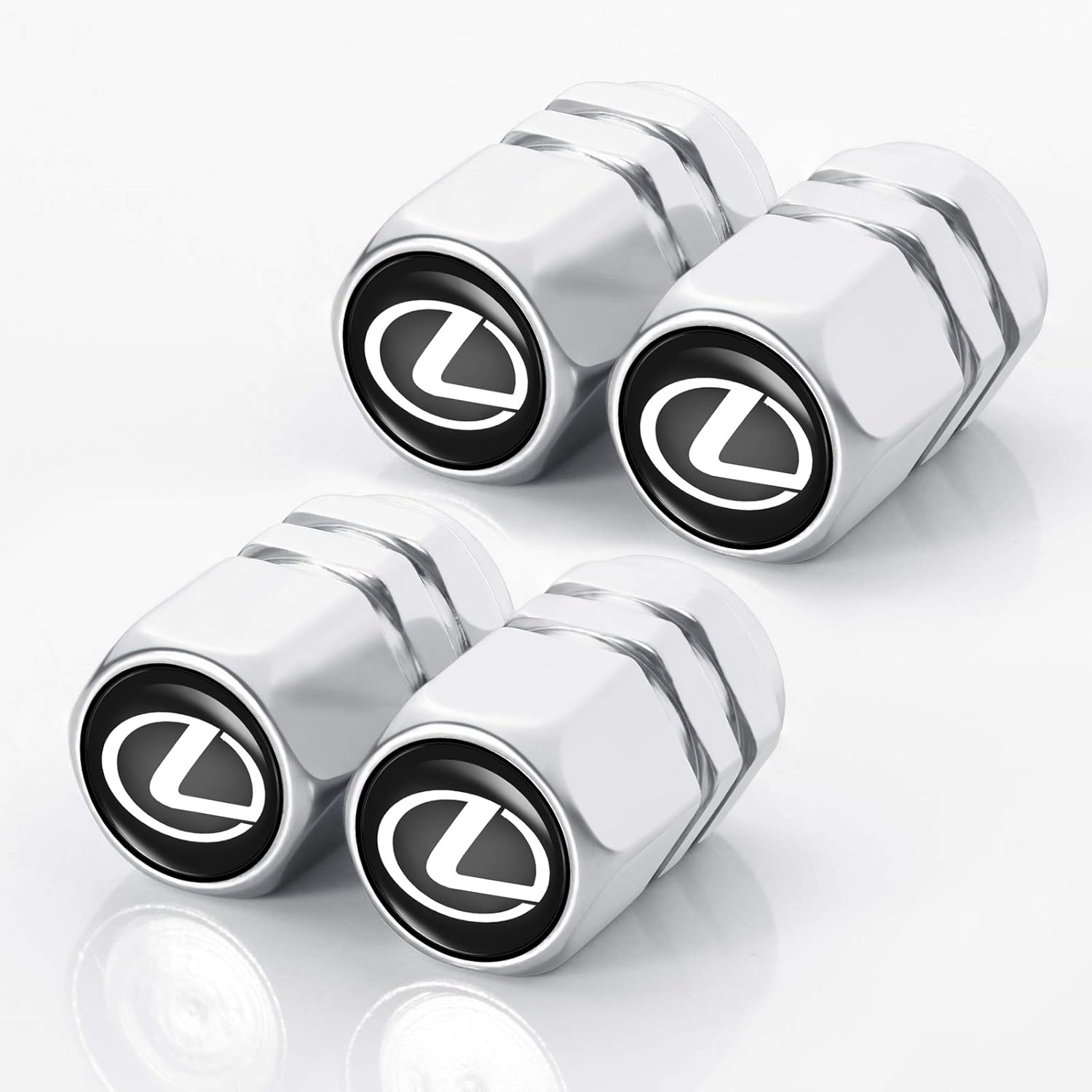 PRUVA for Lexus, Accessory Tire Air Caps Cover for Lexus