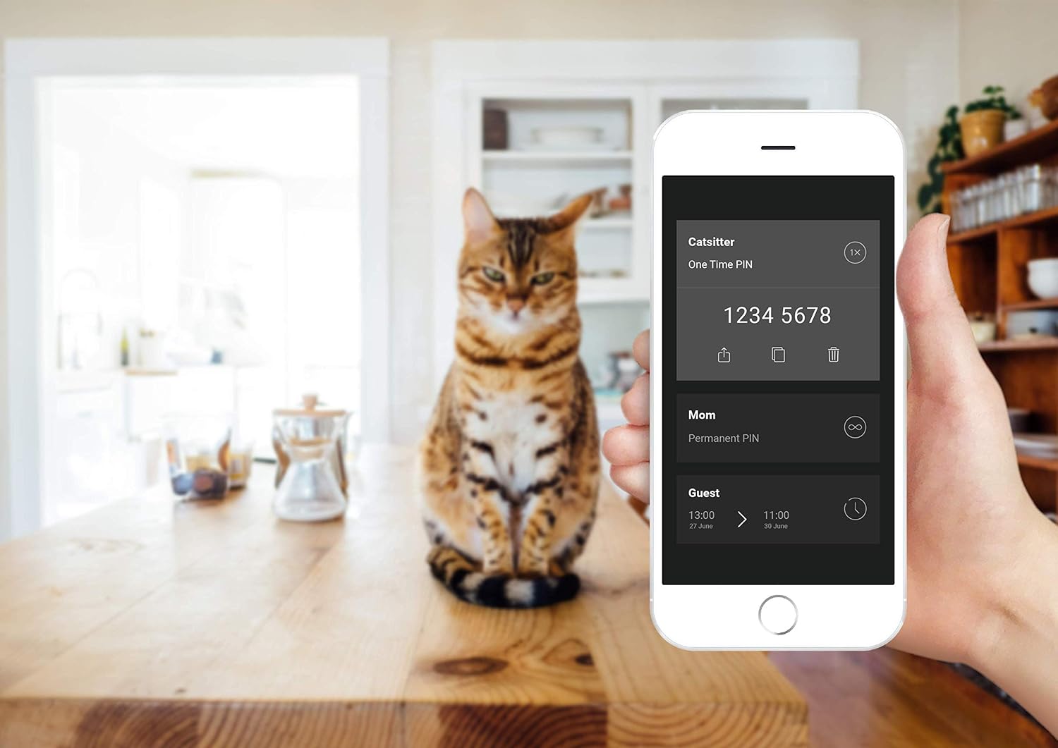 Black Friday - 40% OFF Igloohome Deadbolt 2S Digital Smart Lock, Keyless Entry, Electronic Keypad, Airbnb Sync - Remotely Generate Bluetooth-Keys/Access Codes for Single Use/Recurring Visits/Exact Date/Time Without Internet