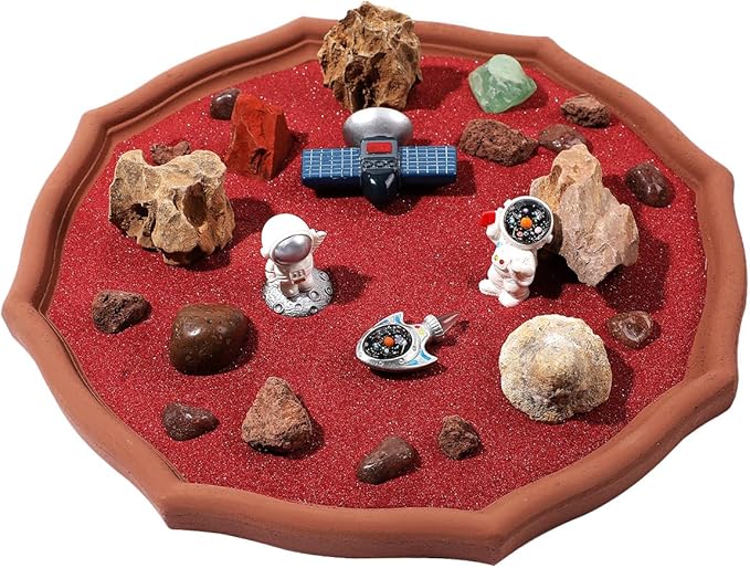 Amazon.com: Desktop Zen Garden Kit -Mars Space Exploration Themed Zen ...