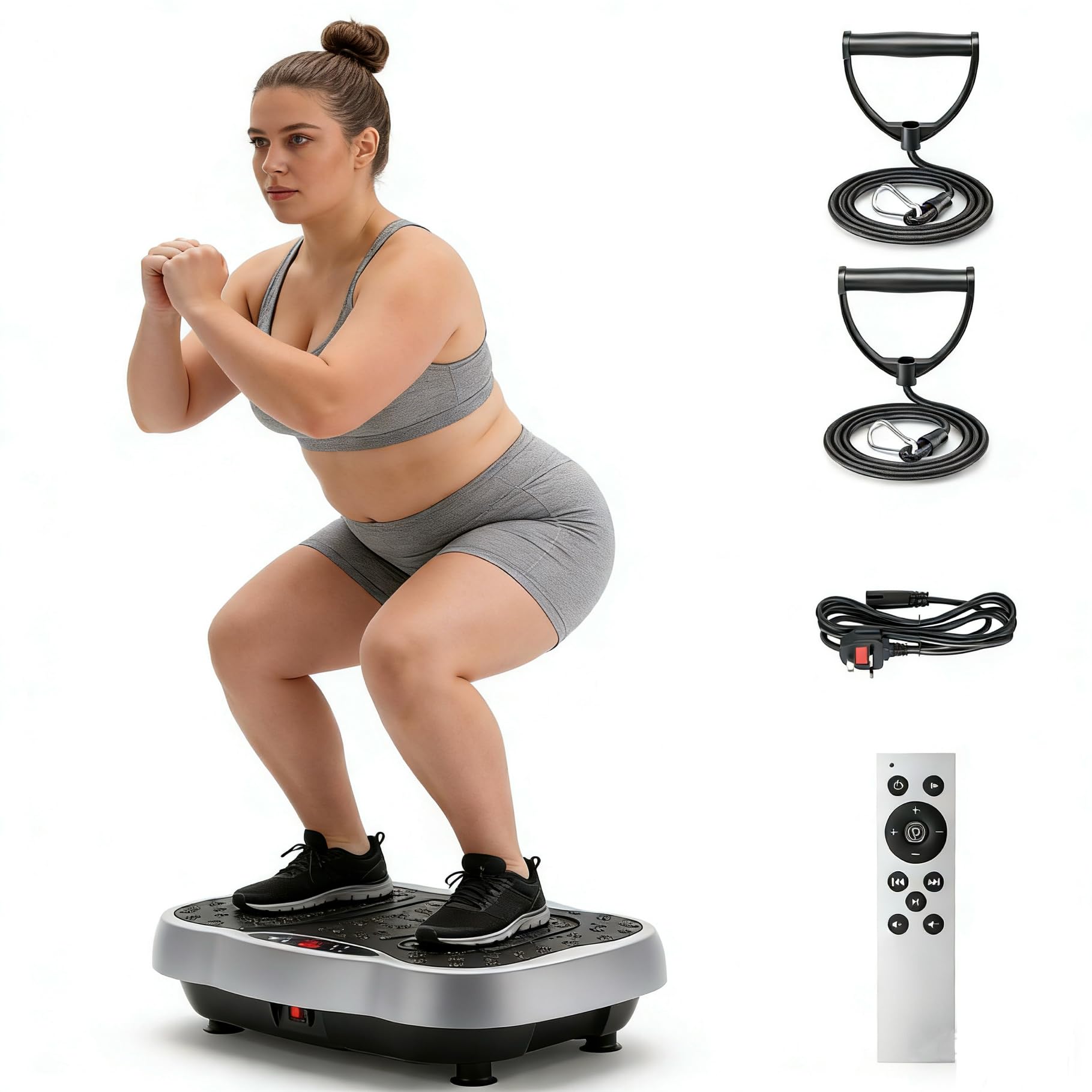 Zyncove Vibration Plate Exercise Machine, Fitness Vibration Plate Platform for Lymphatic Drainage,Fitness Platform For shaping, Weight loss,Wellness And Whole Body Workout