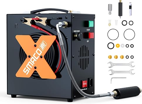 SMACO PCP Air Compressor 4500 PSI High Pressure Air Compressor Auto-Stop