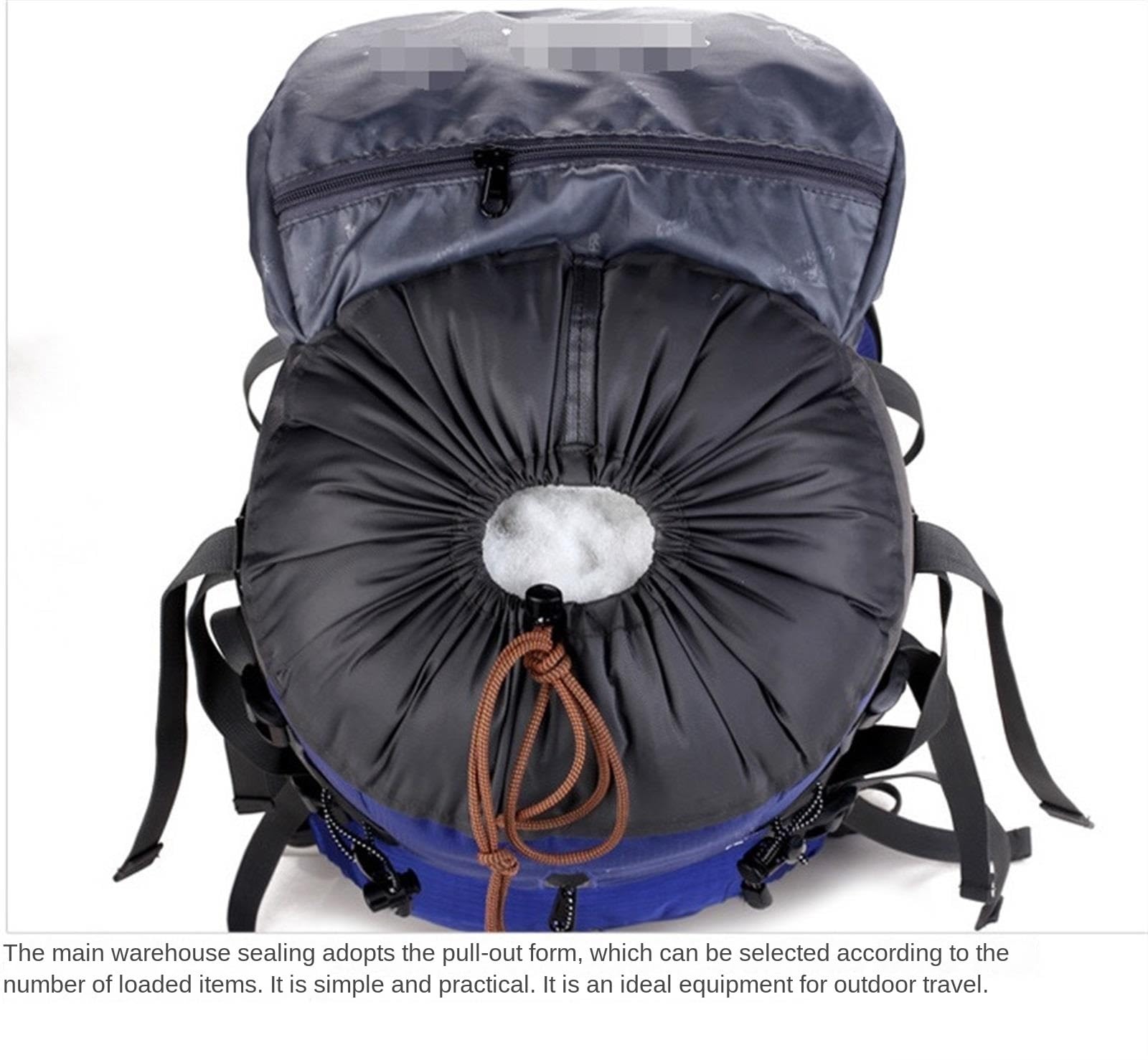 Plecak Górski Plecak Kempingowy, Piesze Wędrówki, Trekking, Dla Mężczyzn I Kobiet, Plecak Do Wspinaczki Górskiej Na Świeżym Powietrzu Torba Turystyczna(Blue1)