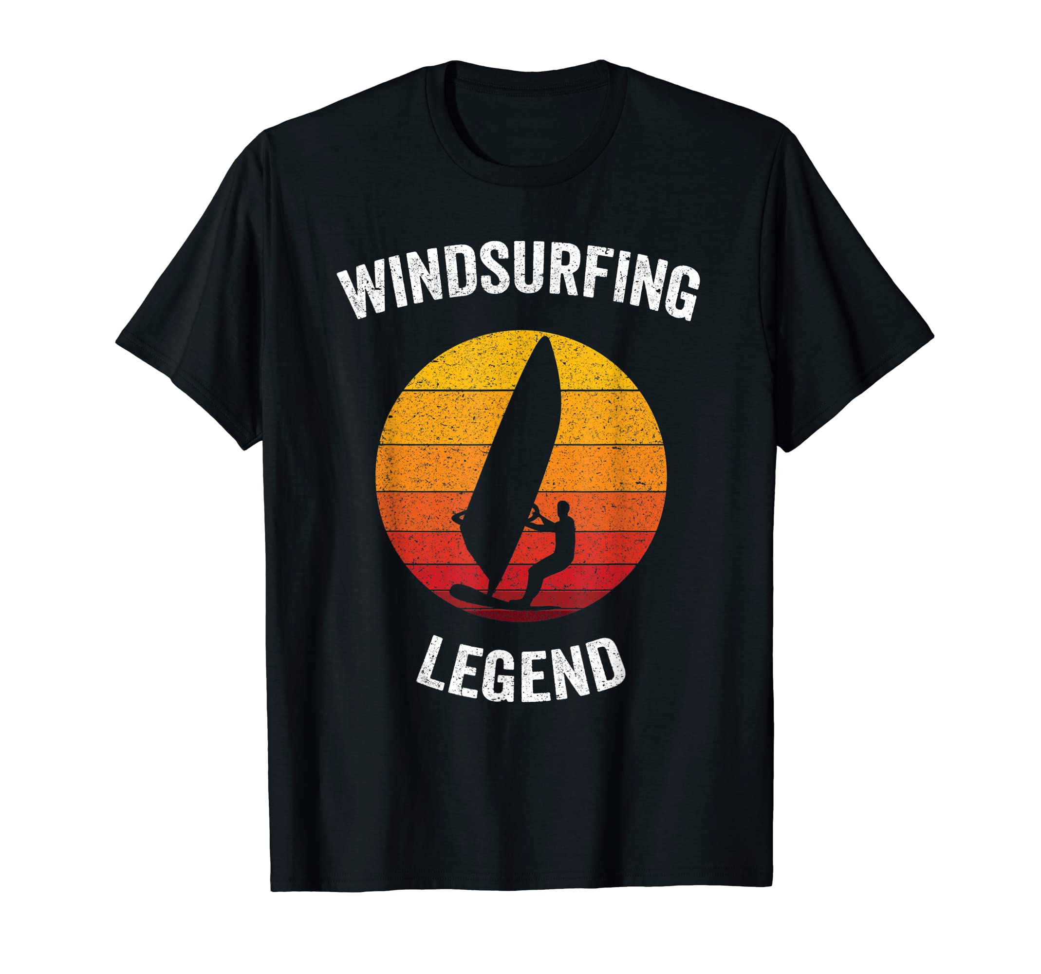 Retro Wind Surfing Windsurf WindsurferWindsurfing Legend | Vintage Wind Surfing Windsurf T-Shirt