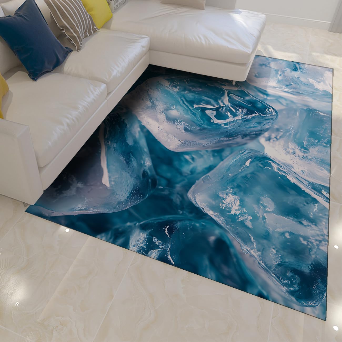 Tapis de sol pliable lavable pour éliminer la chaleur du salon