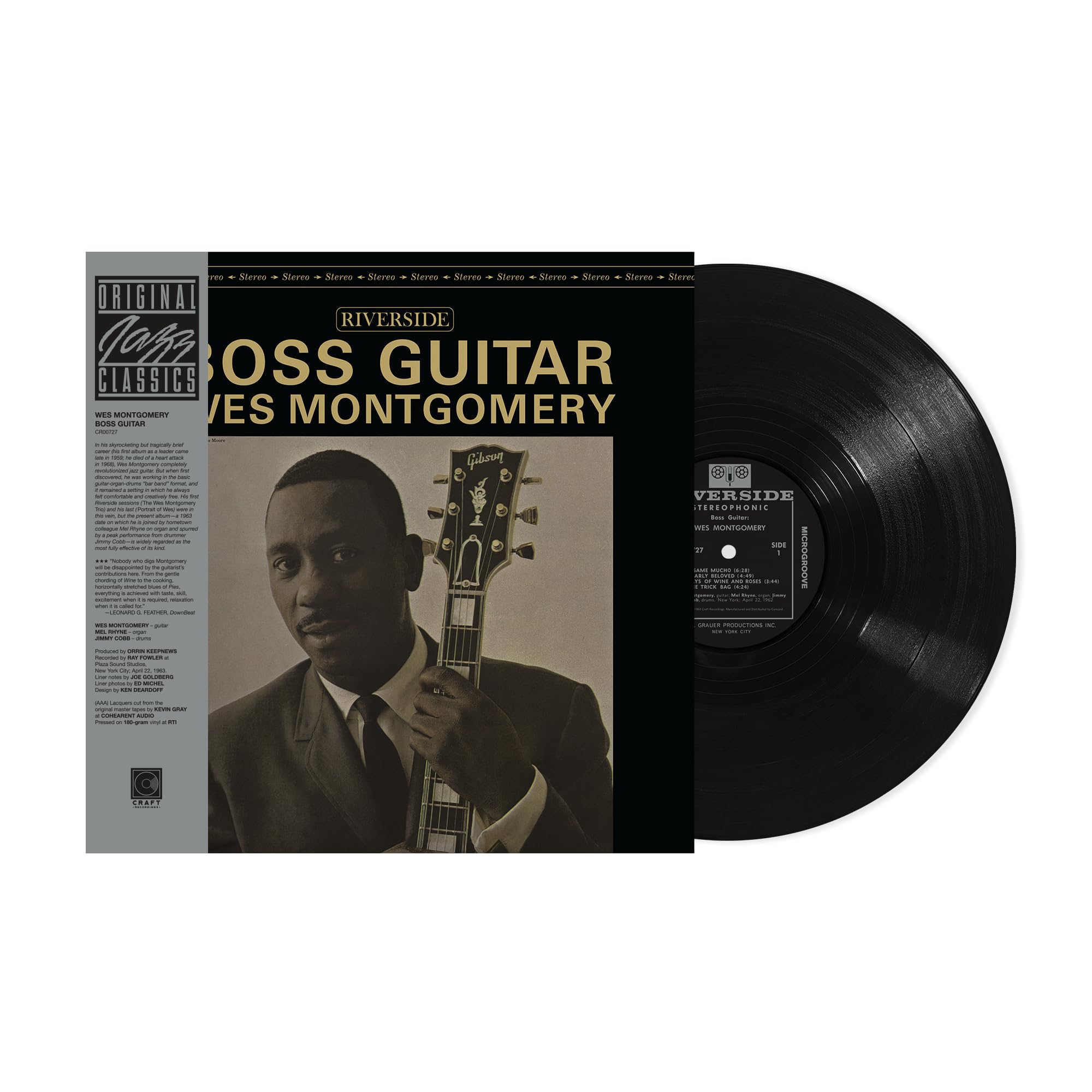 MONTGOMERY, Wes - Boss Guitar (Original Jazz Classics Series) - Vinyl (LP)