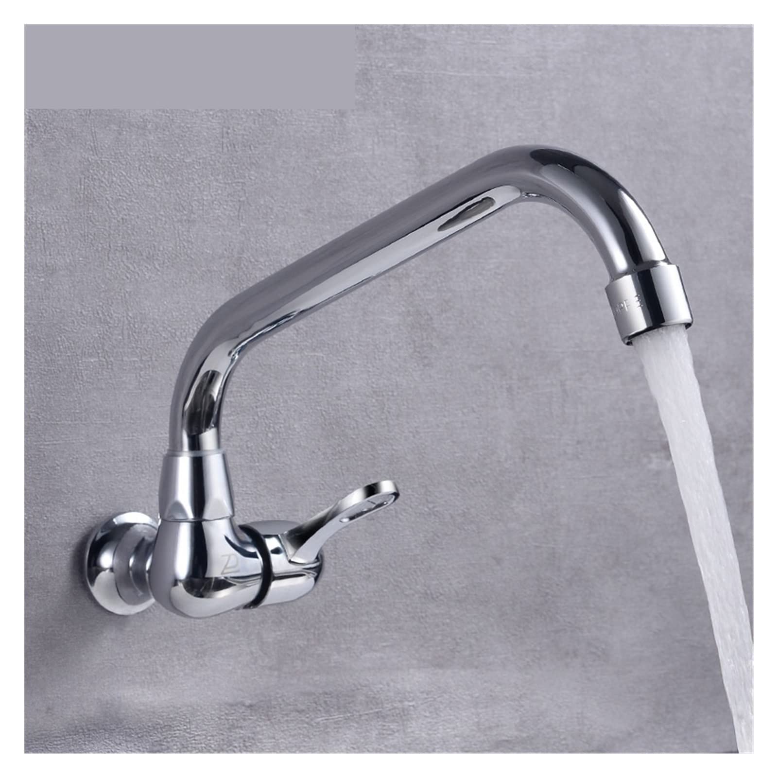 Grifo universal de pared monomando y plegable para fregadero de cocina