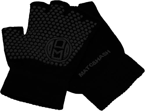 Miniatura 2 de Mato  Hash Yoga Pilates Guantes de agarre de ejercicio sin dedos