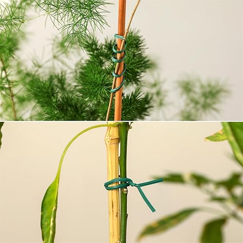 Miniatura 5 de Tangyinrd 300 bridas de plástico verde negruzco de 5 pulgadas, bridas para cables, para bolsos, herramientas de jardinería