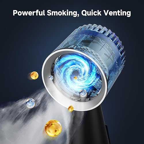 Miniatura 4 de AAOBOSI Campana extractora portátil, campana extractora de escritorio con calibre más grande, ventilador de cocina de 3 velocidades, bajo ruido,