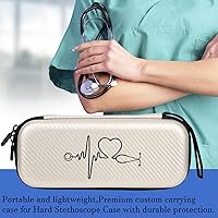 Vista 36 de Funda para estetoscopio 3M Littmann, estetoscopio de transporte para estetoscopio MDF Acoustica Deluxe, soporte de viaje para estetoscopio