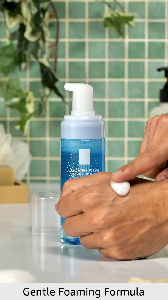 Gentle foaming cleanser for sensitive skin by La Roche-Posay