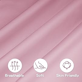 Organic Cotton Toddler Pillowcase 2 Pack, 14 x 20 Travel Pillow Case Cover for Babies, Kids, Boys and Girls, Soft and Breathable Small Pillow Cases with Envelope Closure, Lotus Pink