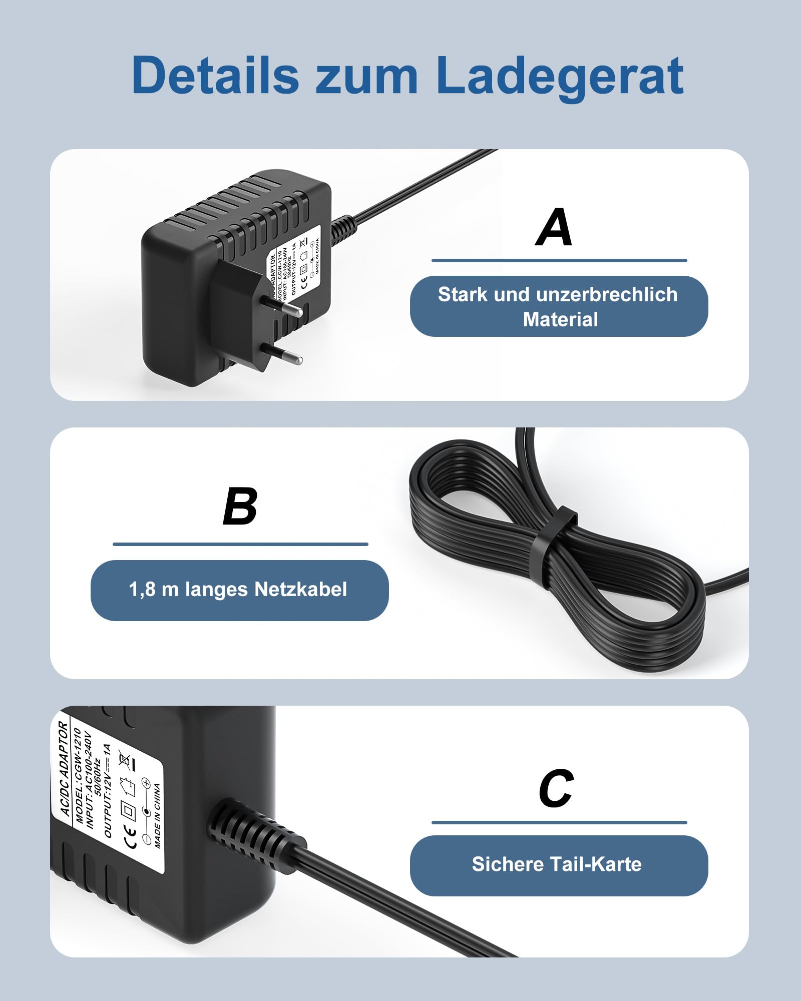 Cargador de batería de 12 V para niños, compatible con BMX X6, Kid TRAX GMC, Wal-Mart, Moto ATV Quad