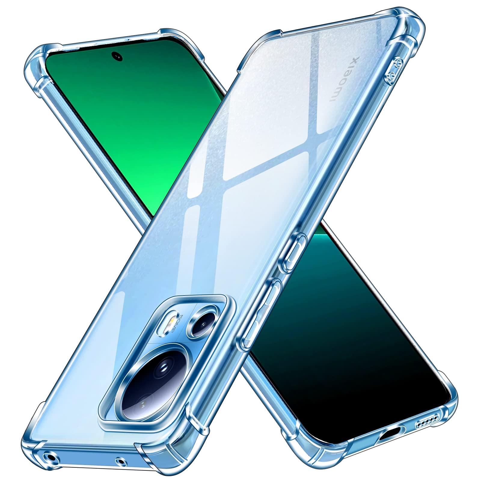 Ivoler Anti-Jaunissement Clair Coque Pour Xiaomi Redmi Note 13 5G