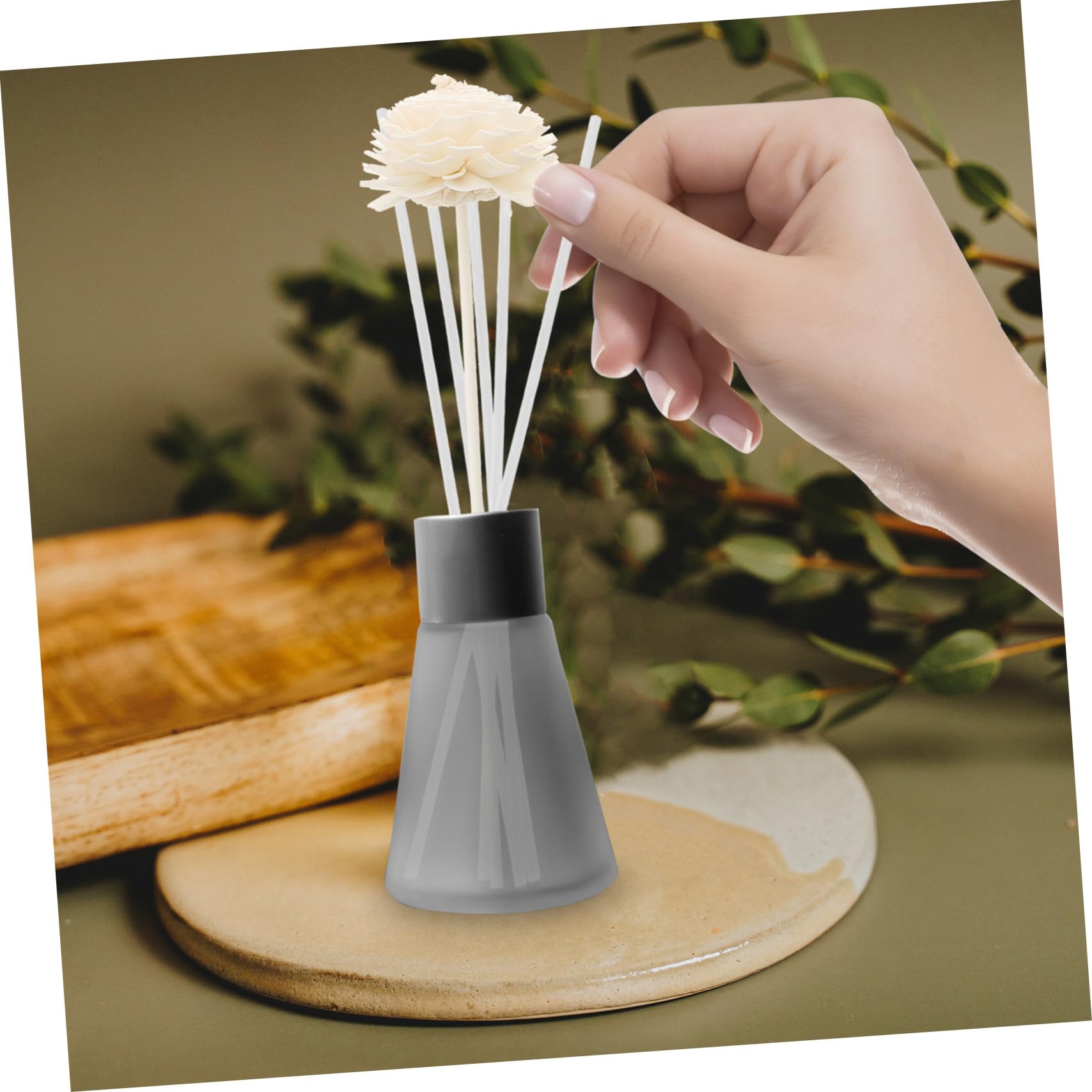 Mobestech 5 Boxen Ätherische Öl Diffuser Sticks Teiliges für Raumduft für Diffuserflaschen für Wohnzimmer Schlafzimmer und Büro Erzeugt Frischen Duft und Angenehme