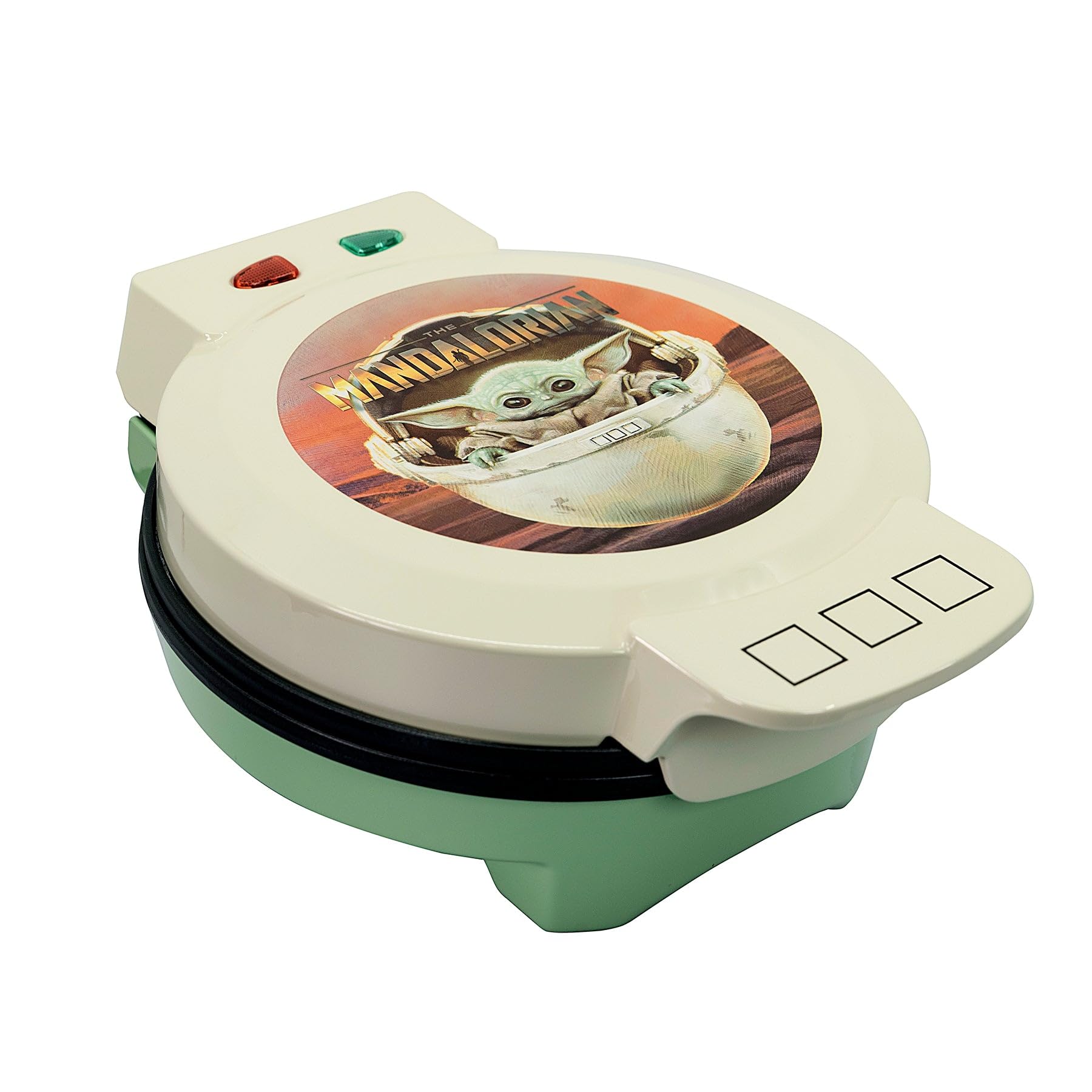 Uncanny Brands Star Wars The Mandalorian The Child Waffle Maker - Baby Yoda Waffles