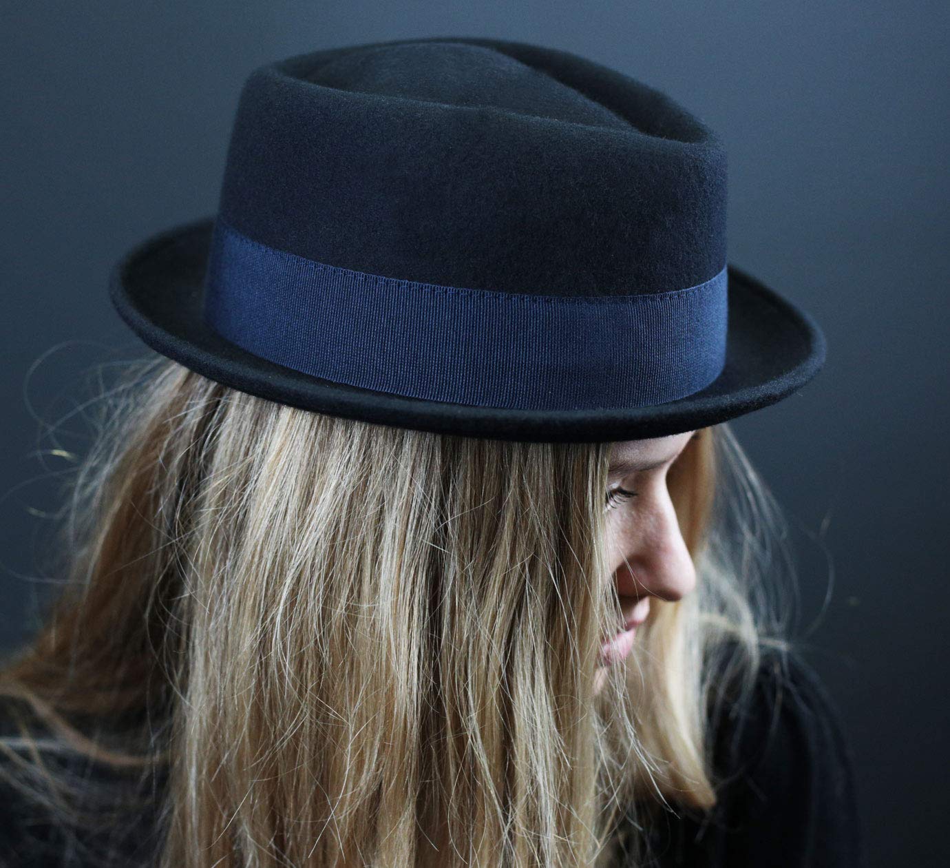 Chapeau Porkpie Feutre Homme ou Femme Classic Diamond Porkpie