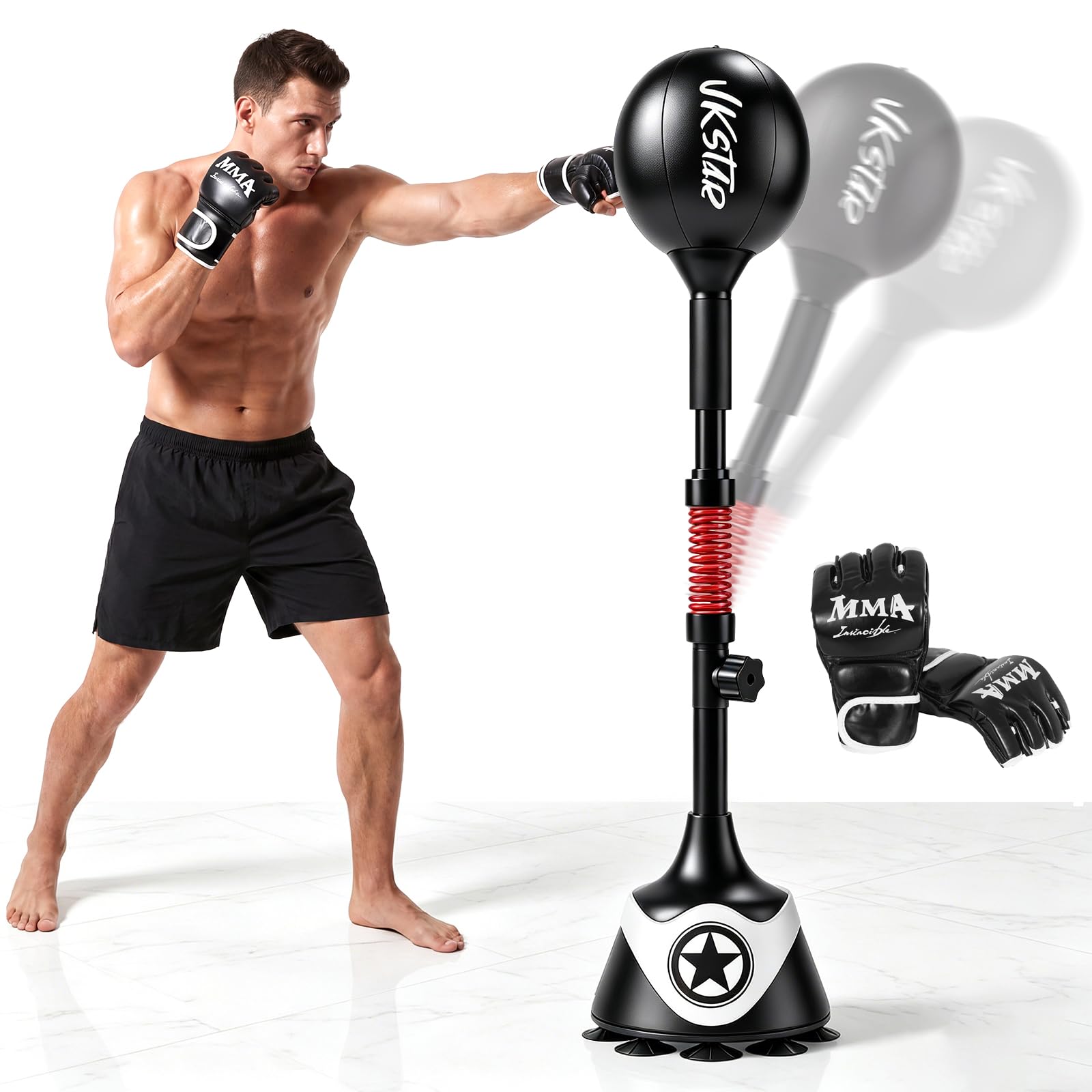 Punching Bag with Stand for Youth & Adults
