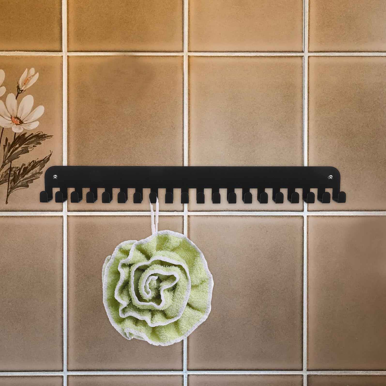 Wandmontierter Gymnastik-Medaillenhalter, Metalldisplay für Sportmedaillen, Bänder, Auszeichnungen und Lätzchen, einfache Installation, perfekt für Sportler und Trainer