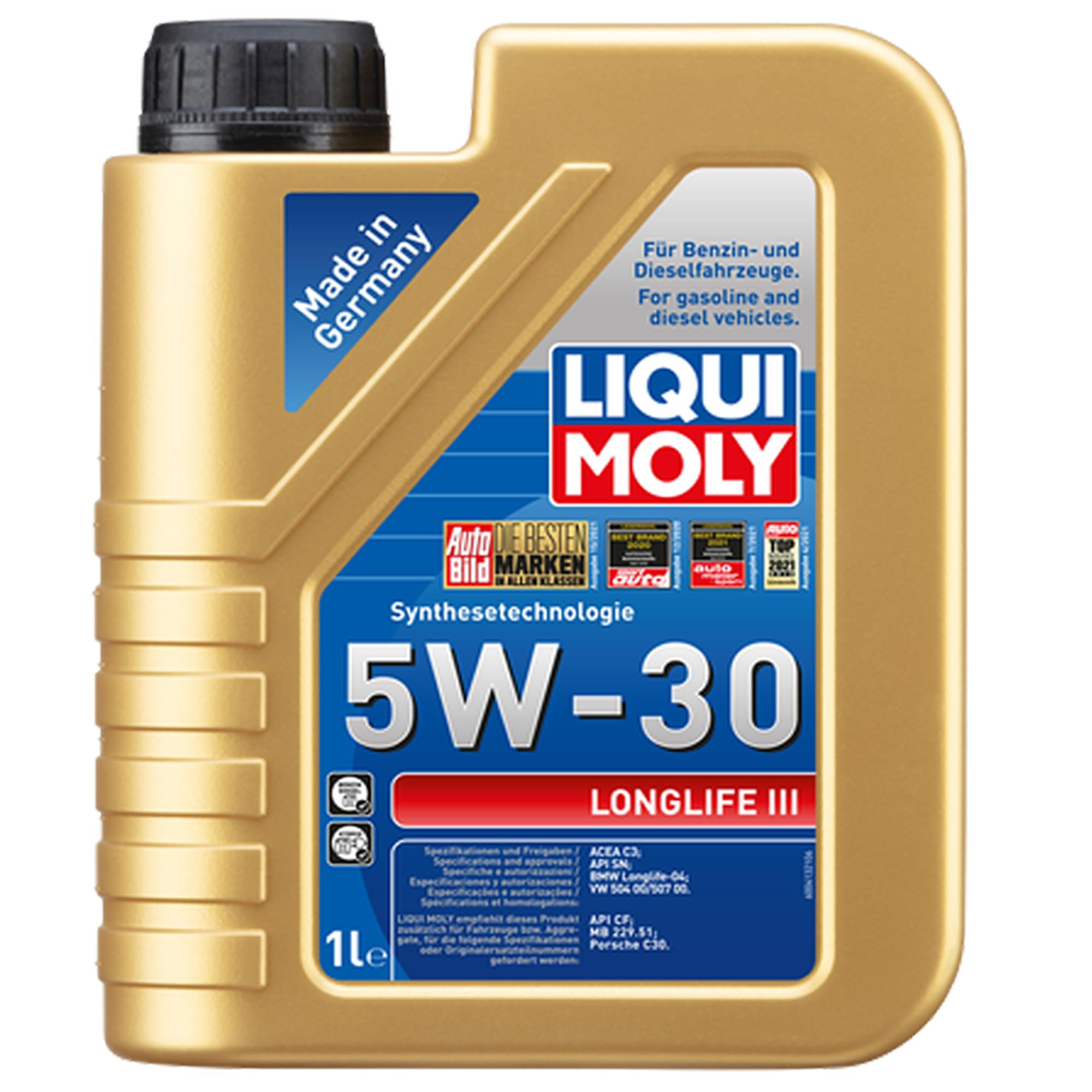 7 Liter Original Longlife III 5W-30 Motoröl Engine Oil Motorenöl