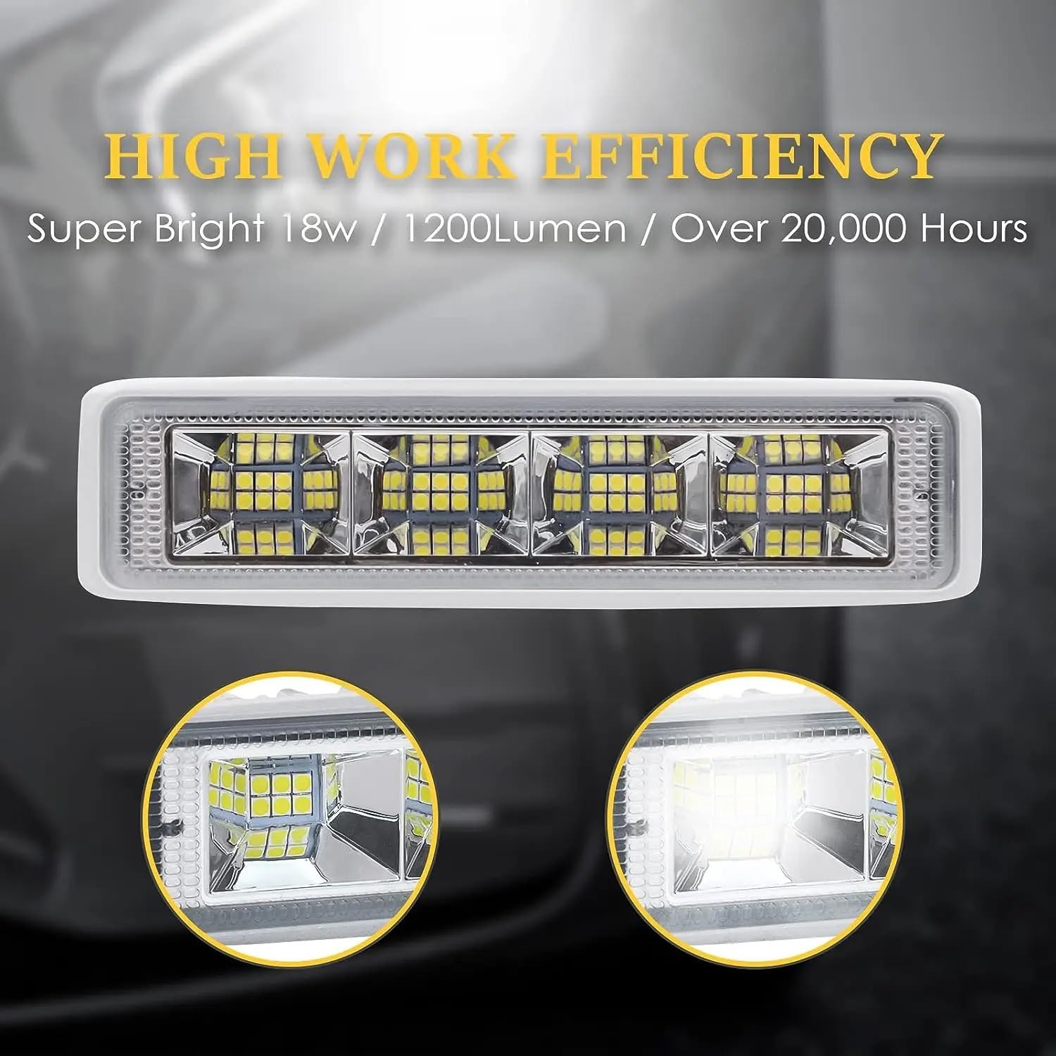 Listwa Świetlna LED Do Pracy O Mocy 72 W Części pasujące do reflektorów