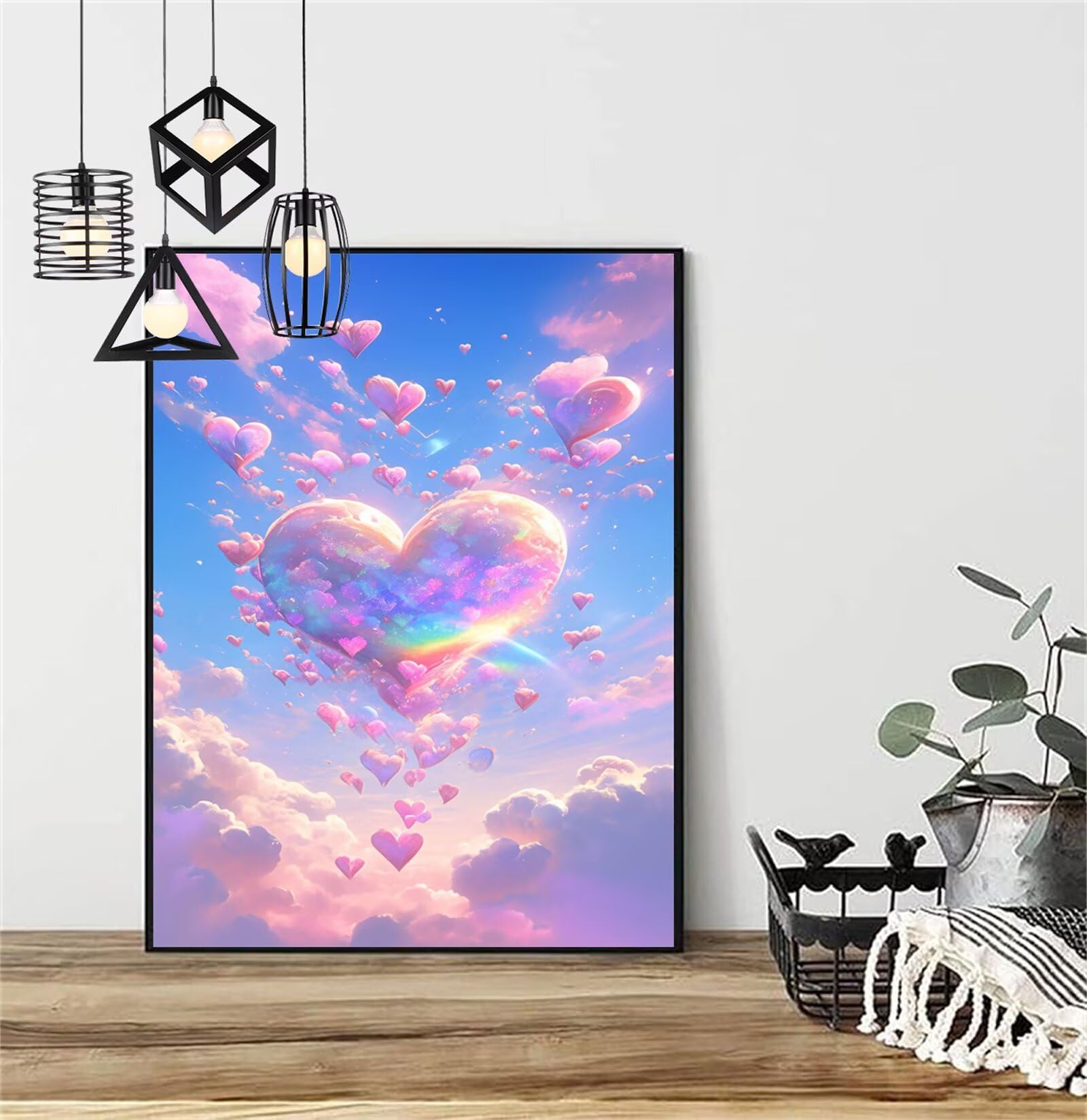 Diamentowe malowanie gwiaździste niebo diamentowe malowanie dzieci 100x150 cm 2025 diamentowe malowanie marzenie, DIY 5D diamentowe rysunki ścieg krzyżykowy rzemiosło dla dorosłych, obraz diamentowy